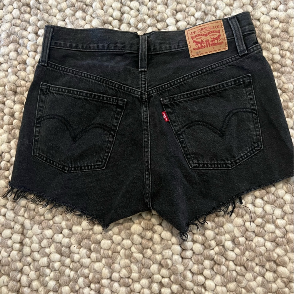 Levi's Women's Black Jean Shorts